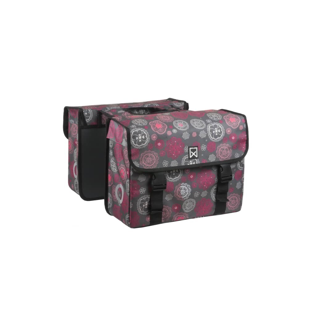 Willex Bicycle Double Pannier Cosmos 33L Grey and Red 15 Willex Bicycle Double Pannier Cosmos 33L Grey and Red